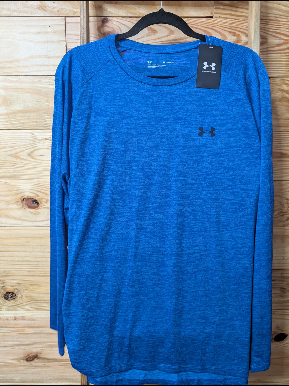 Under Armour Men's Long Sleeve Performance Tee - Royal Blue